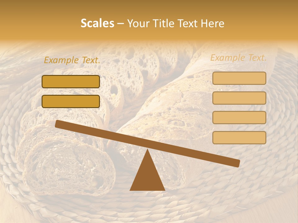 Portion Baked Bread Seeds PowerPoint Template