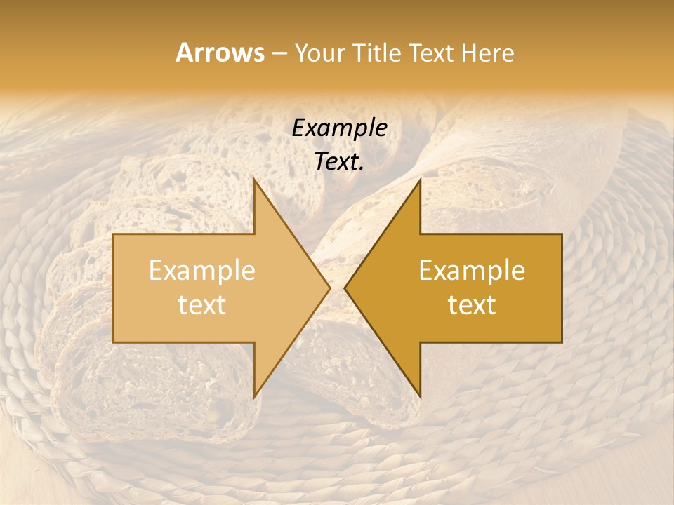 Portion Baked Bread Seeds PowerPoint Template