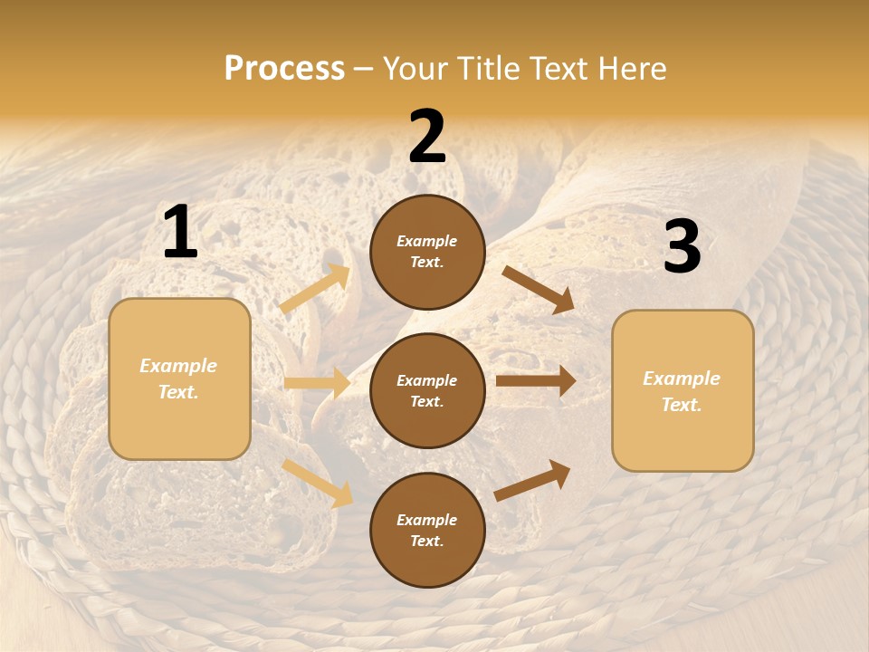 Portion Baked Bread Seeds PowerPoint Template