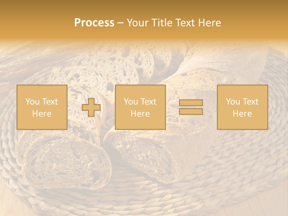 Portion Baked Bread Seeds PowerPoint Template