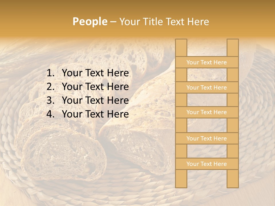Portion Baked Bread Seeds PowerPoint Template