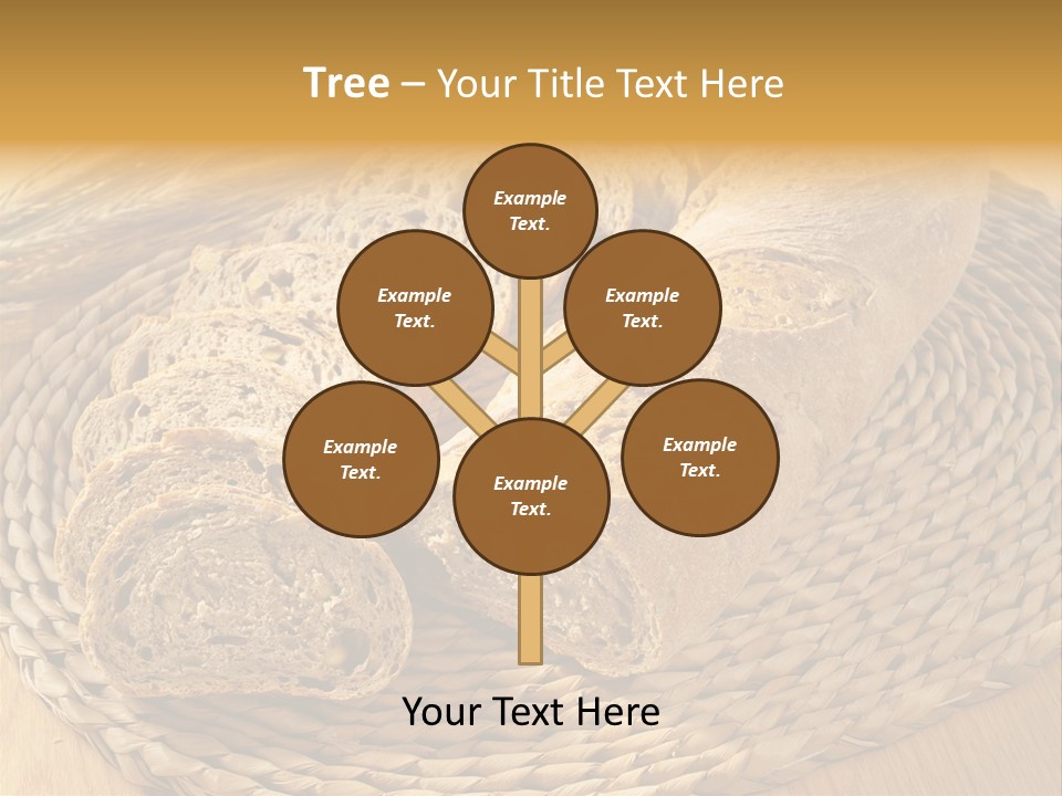 Portion Baked Bread Seeds PowerPoint Template