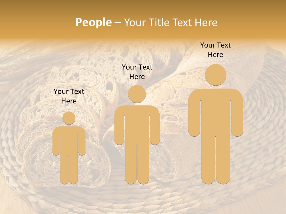 Portion Baked Bread Seeds PowerPoint Template