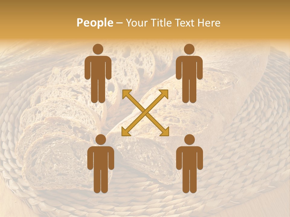 Portion Baked Bread Seeds PowerPoint Template