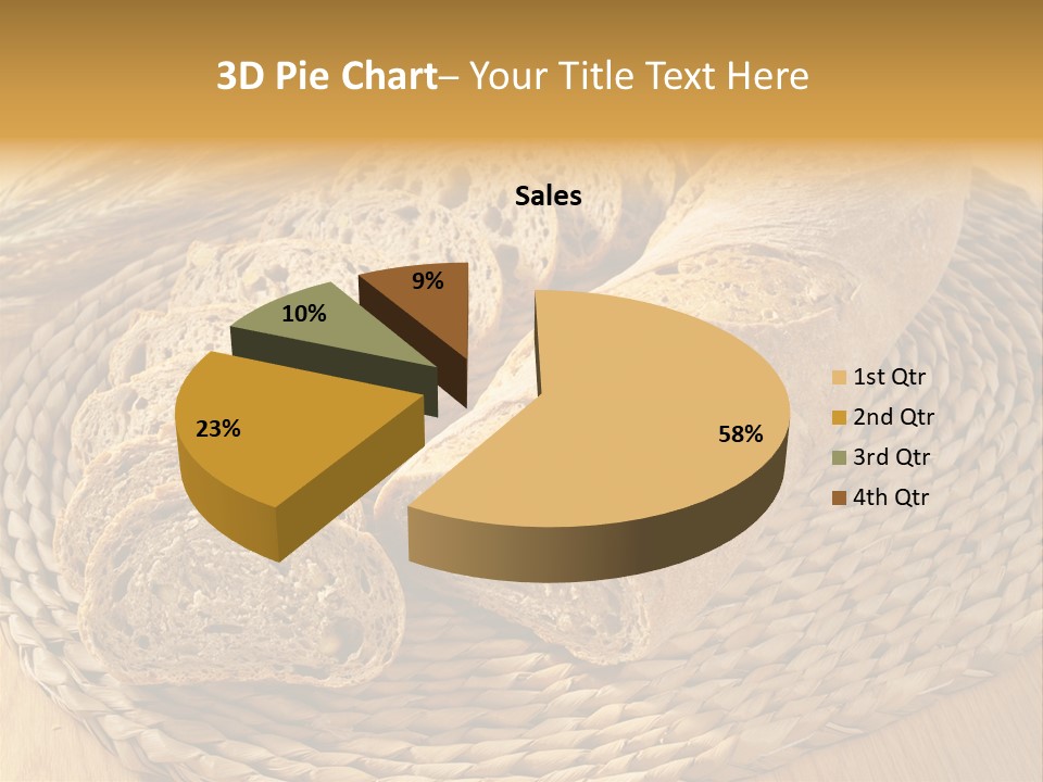 Portion Baked Bread Seeds PowerPoint Template