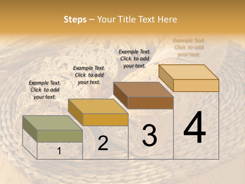 Portion Baked Bread Seeds PowerPoint Template