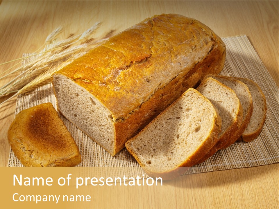 Oven Baked Fresh White PowerPoint Template