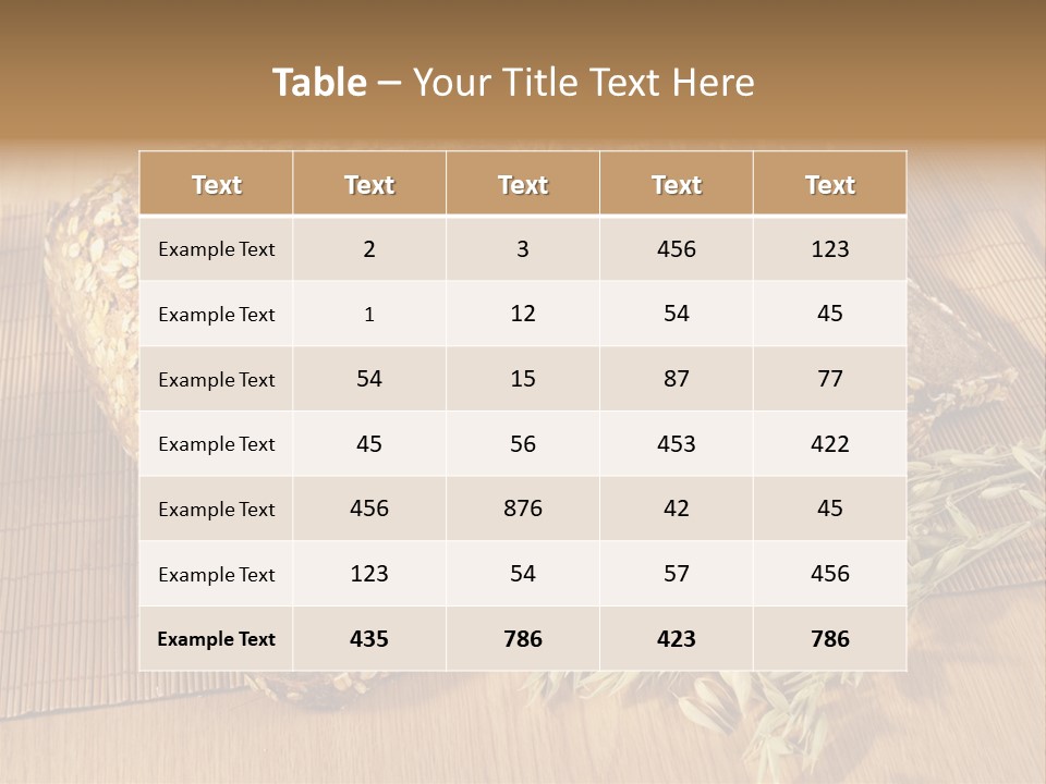 Food One Daily PowerPoint Template