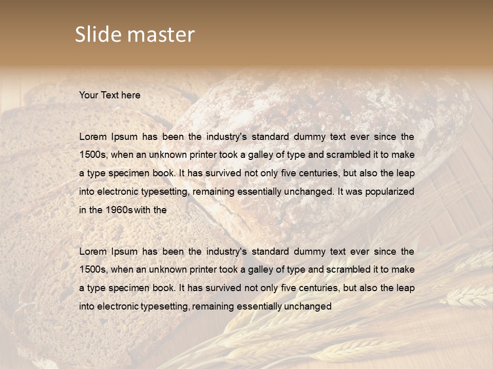 Eating Section Starch PowerPoint Template