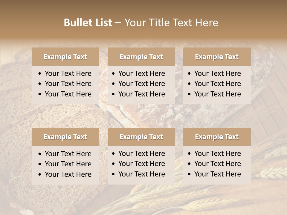 Eating Section Starch PowerPoint Template