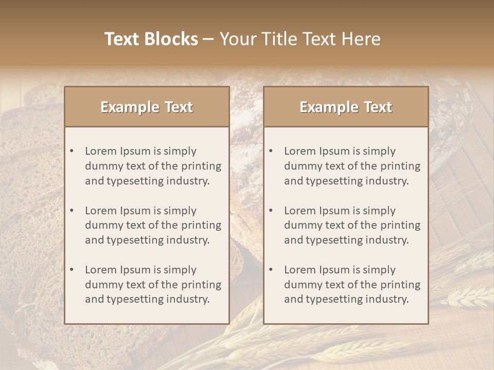 Eating Section Starch PowerPoint Template