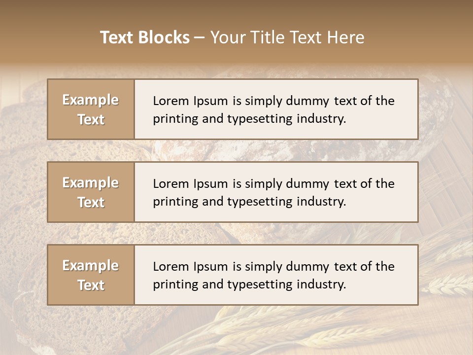Eating Section Starch PowerPoint Template