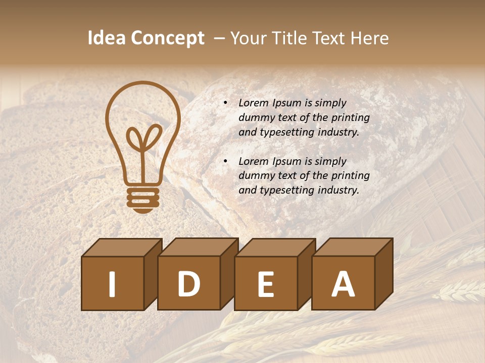 Eating Section Starch PowerPoint Template