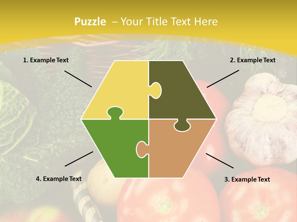 Vitamin Meal Cabbage PowerPoint Template