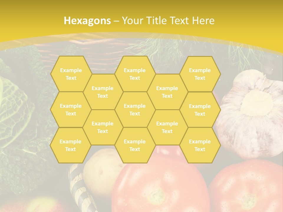 Vitamin Meal Cabbage PowerPoint Template