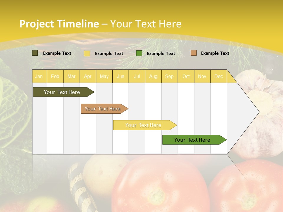 Vitamin Meal Cabbage PowerPoint Template
