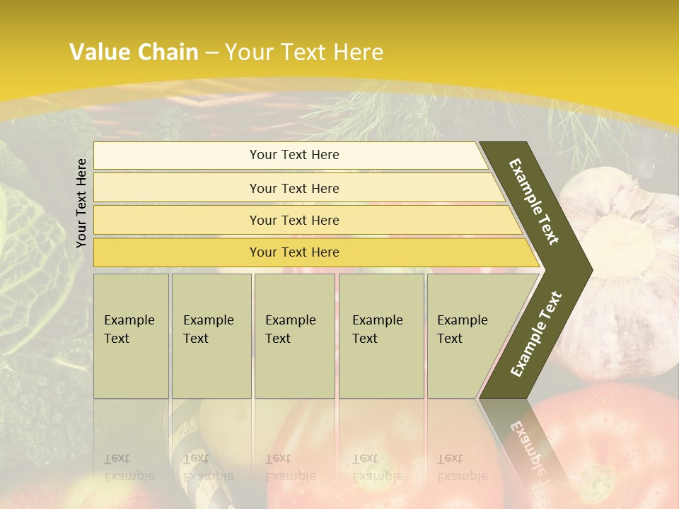 Vitamin Meal Cabbage PowerPoint Template