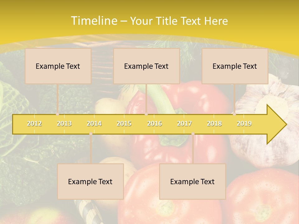 Vitamin Meal Cabbage PowerPoint Template
