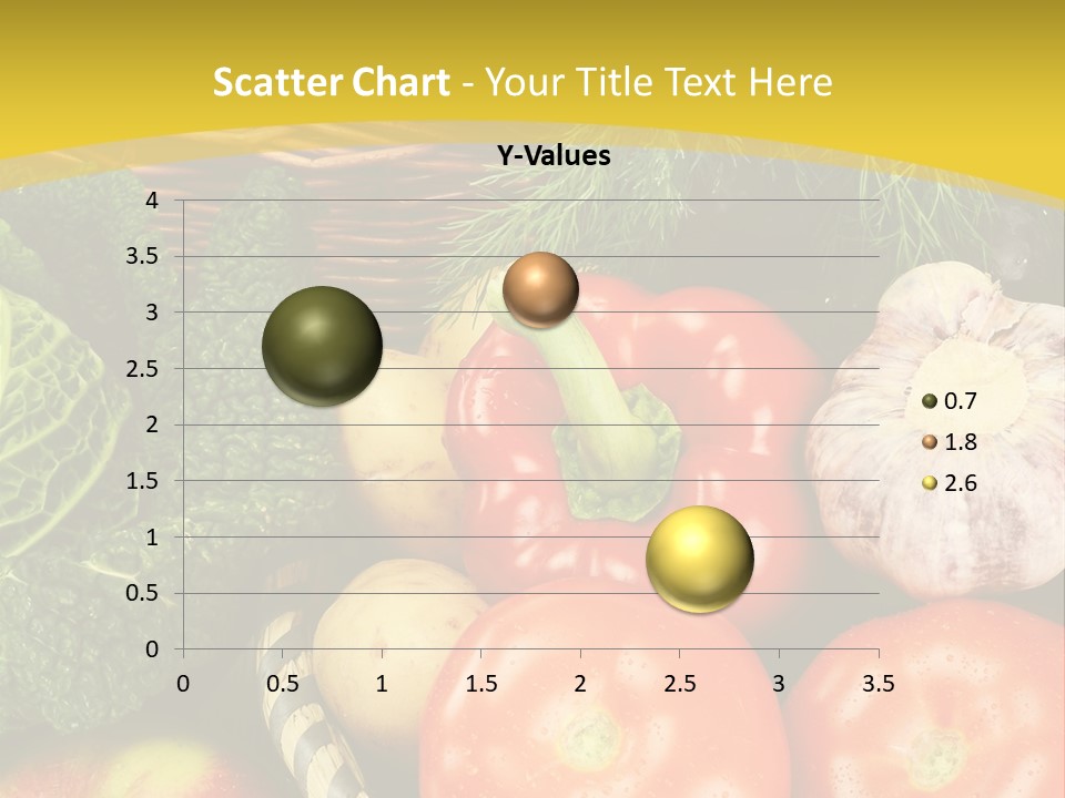 Vitamin Meal Cabbage PowerPoint Template
