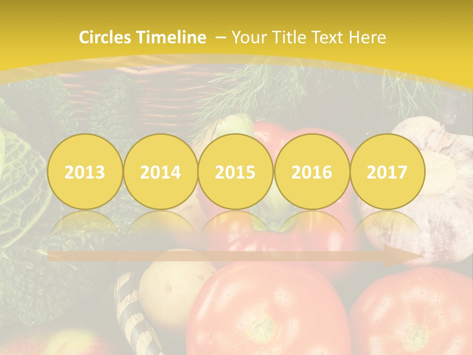 Vitamin Meal Cabbage PowerPoint Template