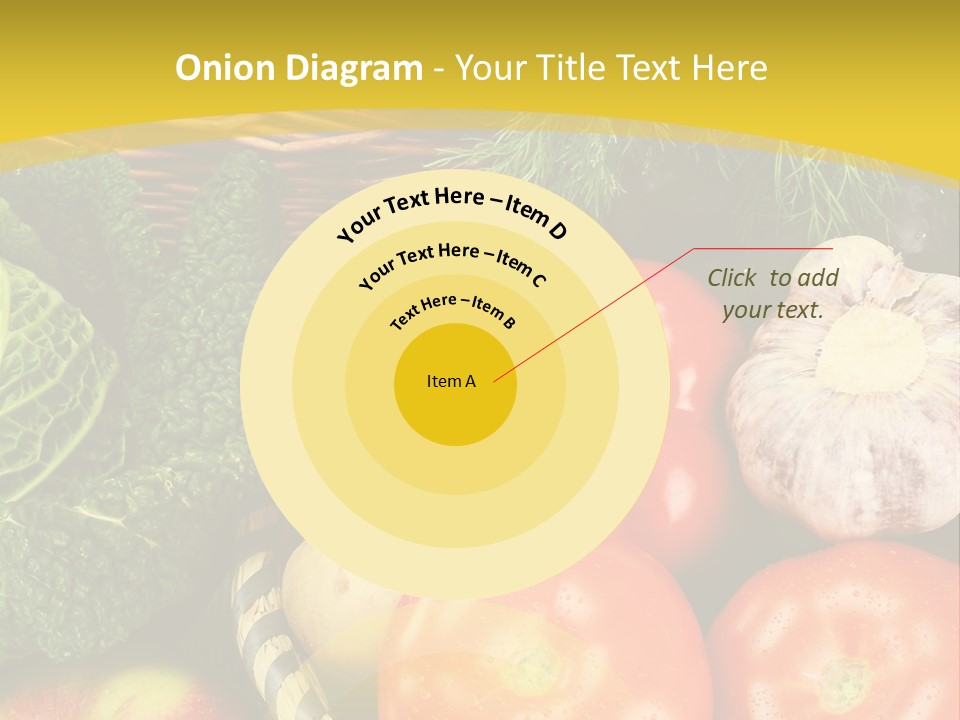 Vitamin Meal Cabbage PowerPoint Template