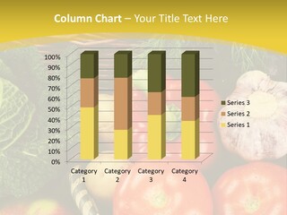 Vitamin Meal Cabbage PowerPoint Template