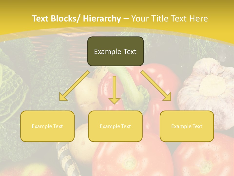 Vitamin Meal Cabbage PowerPoint Template