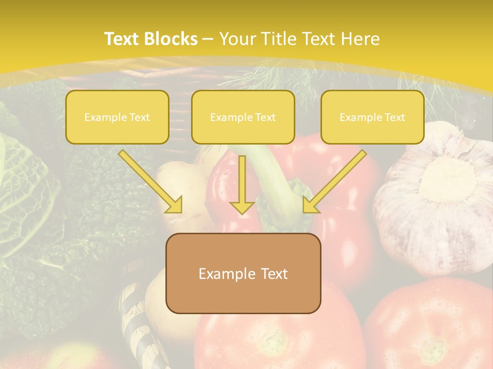 Vitamin Meal Cabbage PowerPoint Template