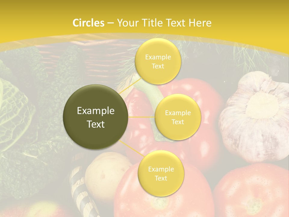 Vitamin Meal Cabbage PowerPoint Template