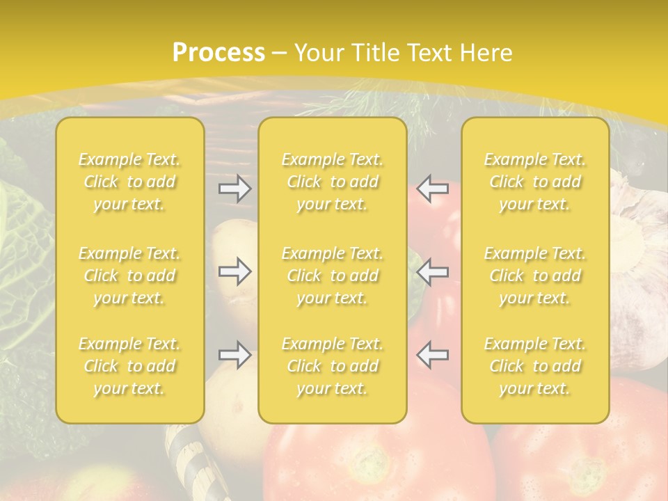 Vitamin Meal Cabbage PowerPoint Template