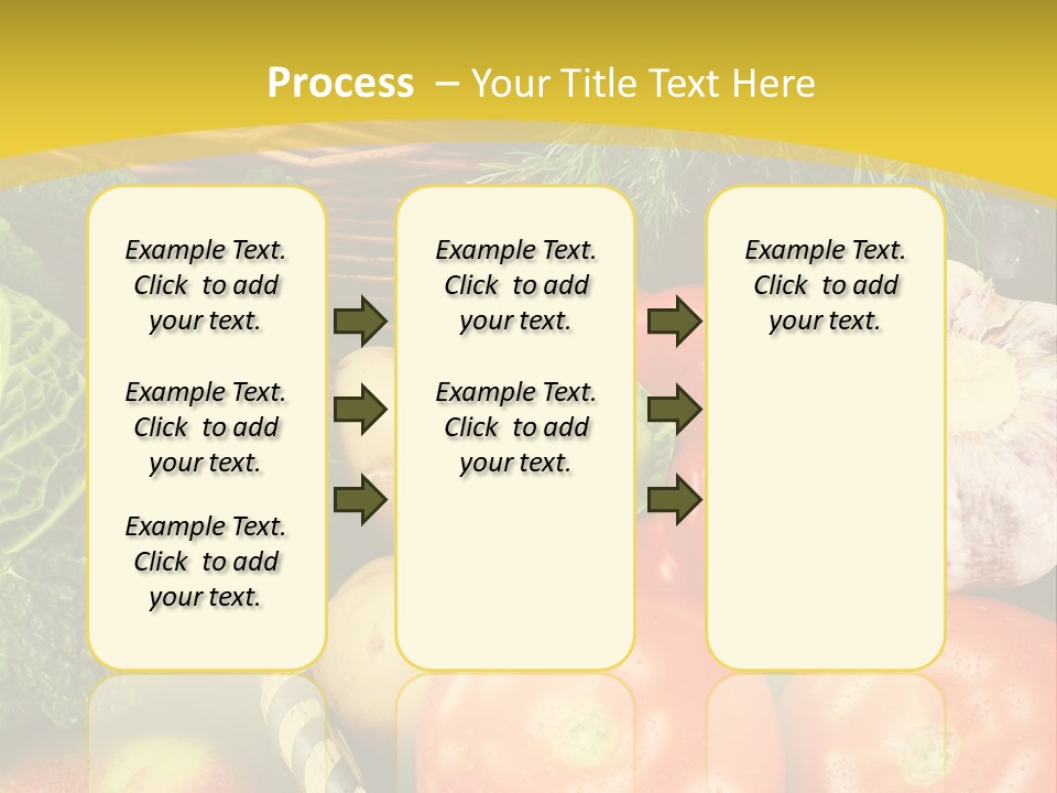 Vitamin Meal Cabbage PowerPoint Template