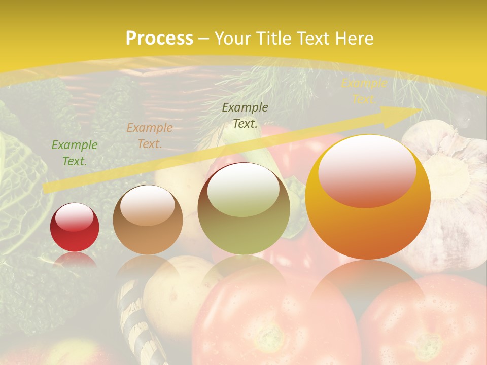 Vitamin Meal Cabbage PowerPoint Template