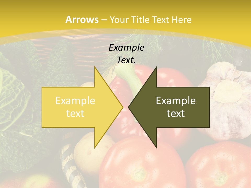 Vitamin Meal Cabbage PowerPoint Template