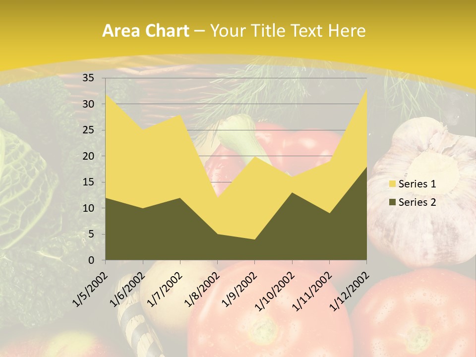 Vitamin Meal Cabbage PowerPoint Template