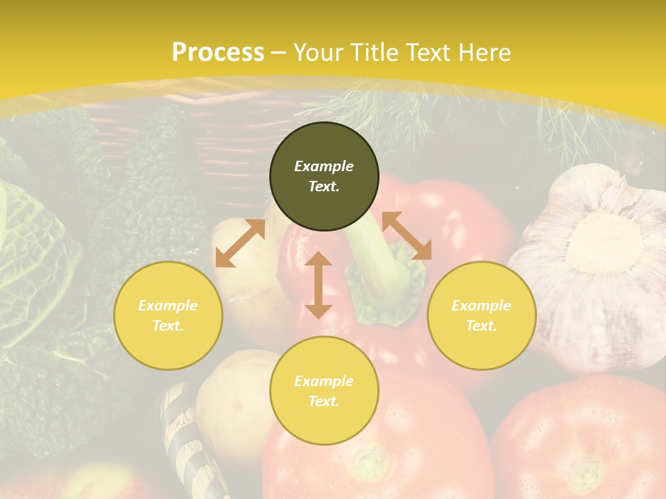 Vitamin Meal Cabbage PowerPoint Template