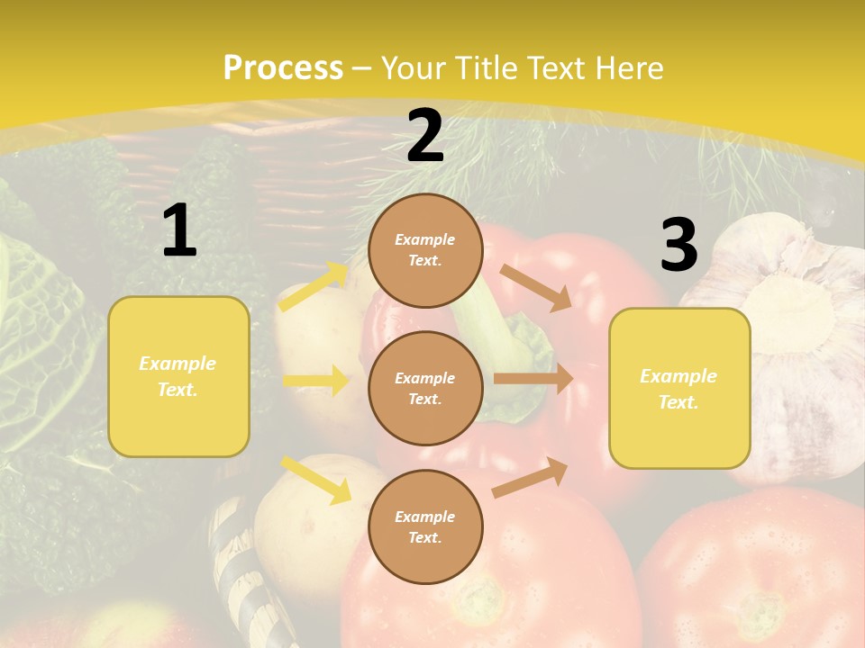 Vitamin Meal Cabbage PowerPoint Template