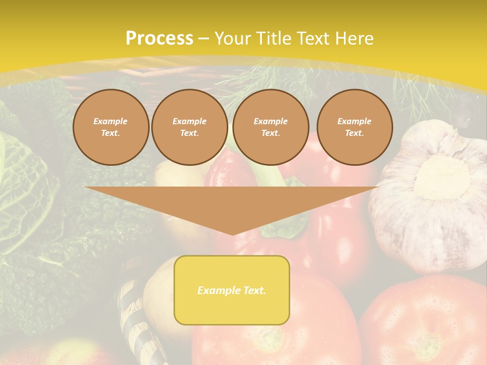 Vitamin Meal Cabbage PowerPoint Template