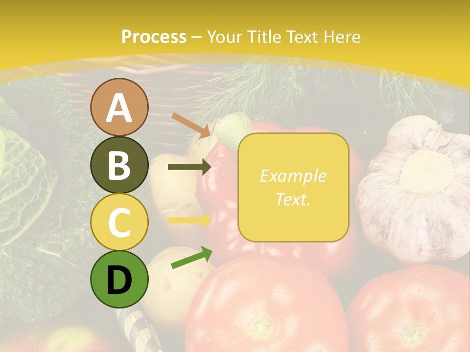 Vitamin Meal Cabbage PowerPoint Template