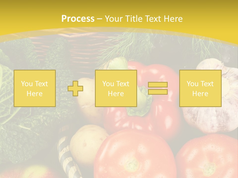 Vitamin Meal Cabbage PowerPoint Template