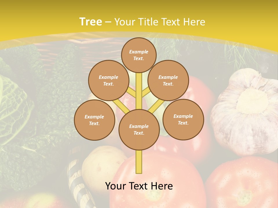 Vitamin Meal Cabbage PowerPoint Template