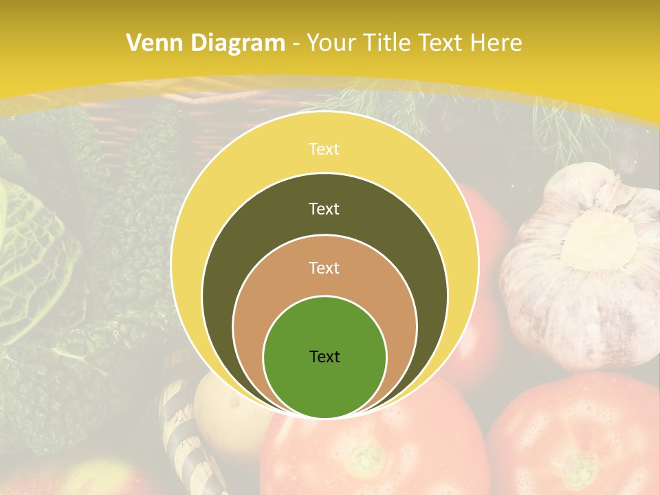 Vitamin Meal Cabbage PowerPoint Template