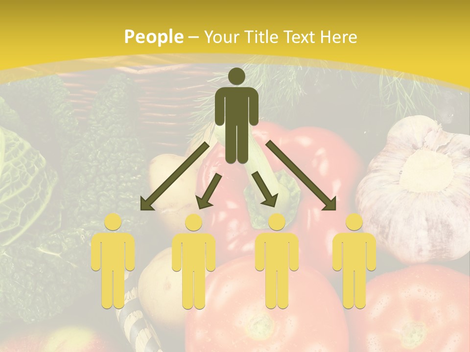 Vitamin Meal Cabbage PowerPoint Template