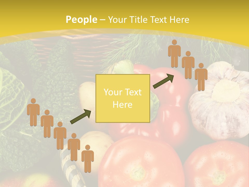 Vitamin Meal Cabbage PowerPoint Template