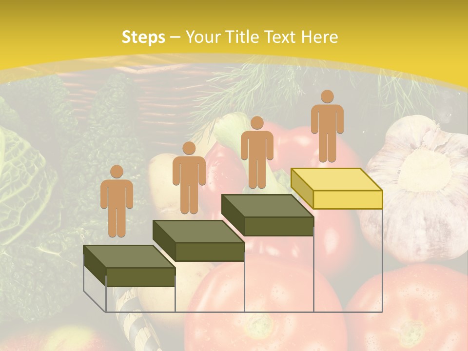 Vitamin Meal Cabbage PowerPoint Template