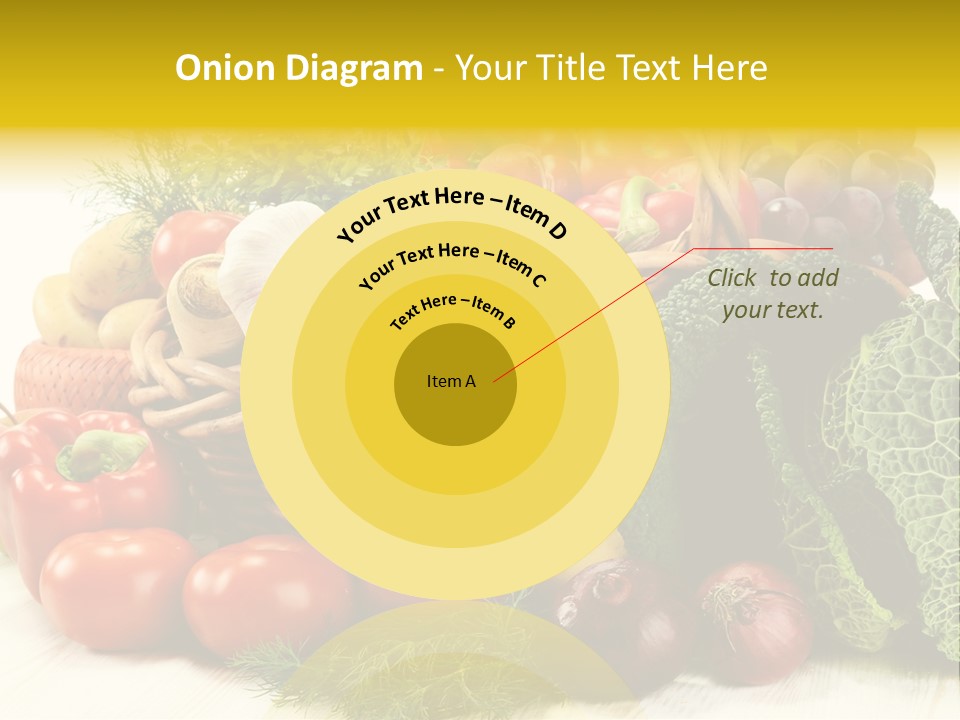 Basket Diet Fresh PowerPoint Template