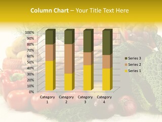 Basket Diet Fresh PowerPoint Template