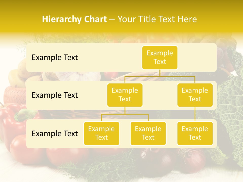 Basket Diet Fresh PowerPoint Template