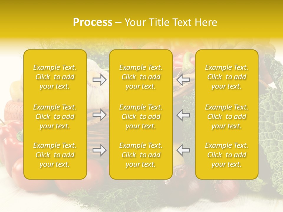 Basket Diet Fresh PowerPoint Template
