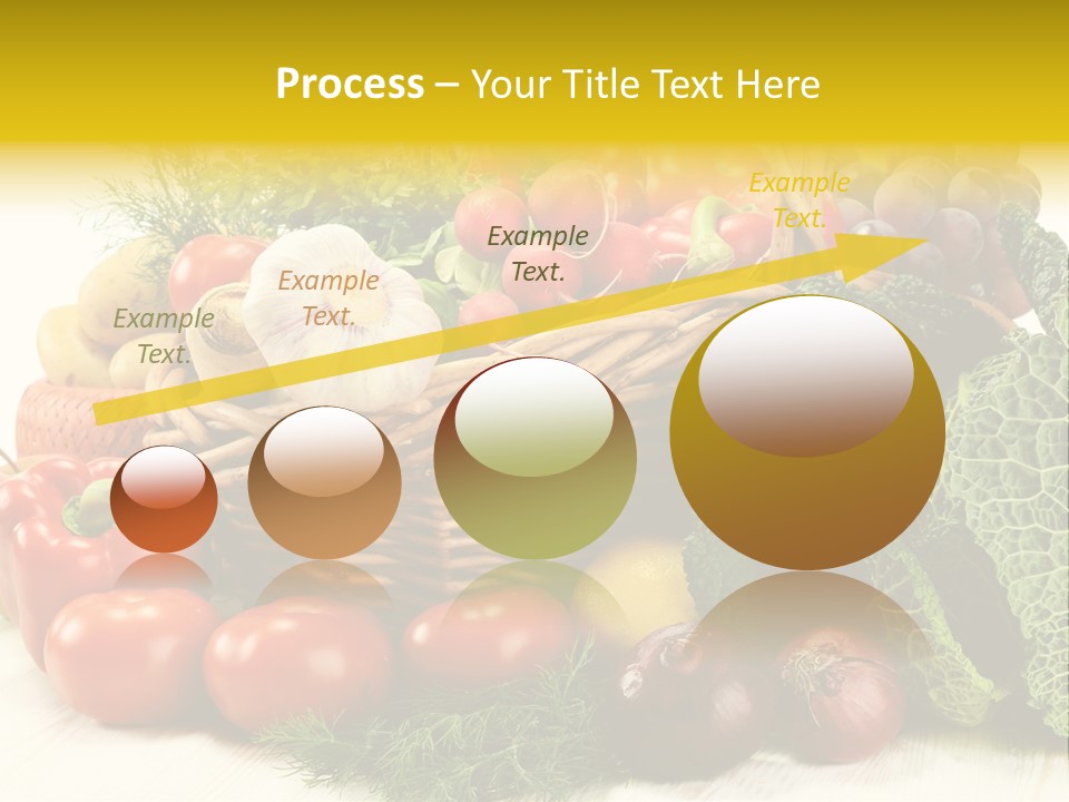 Basket Diet Fresh PowerPoint Template