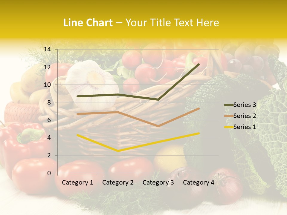 Basket Diet Fresh PowerPoint Template